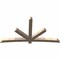 Ekena Millwork Alberta Smooth Timber Gable Bracket, Douglas Fir, 108"W x 58"H x 5 1/2"D x 5 1/2"F, 13/12 Pitch GBW108X58X0606ALB00SDF - alternate 5